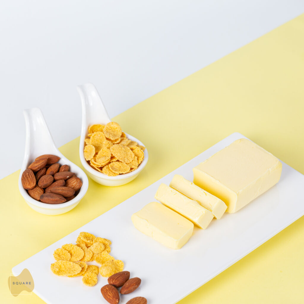 Butter Cornflake Cookies with Almond - Square2 Chocolate